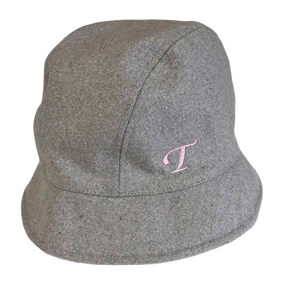 Lands’ End Cash Touch Cloche Hat Personalized Embroidered T